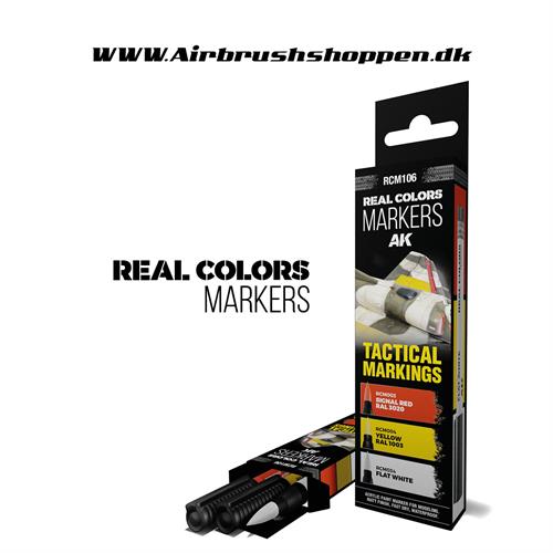 RCM106 - TACTICAL MARKINGS – RC MARKERS SET - Real Colors Markers